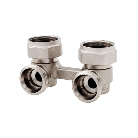 H BLOK MUURAANSL.315/TWEELOOPS VOOR RADIATOR 3/4EUROKONUS