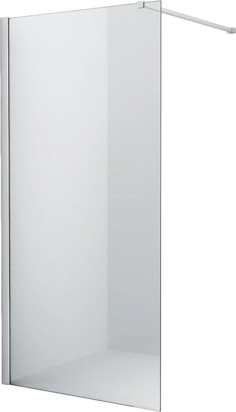 Diamond Line Nano - Inloopdouche / Douchewand Chroom Profiel Antikalk Helder Glas - Luxurysanitair