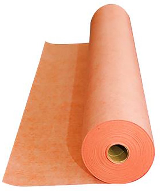 Aloni Cardimat Waterdicht Membraan Polyetyleen Plastic Mat Voor Badkamer 30m Oranje - Luxurysanitair