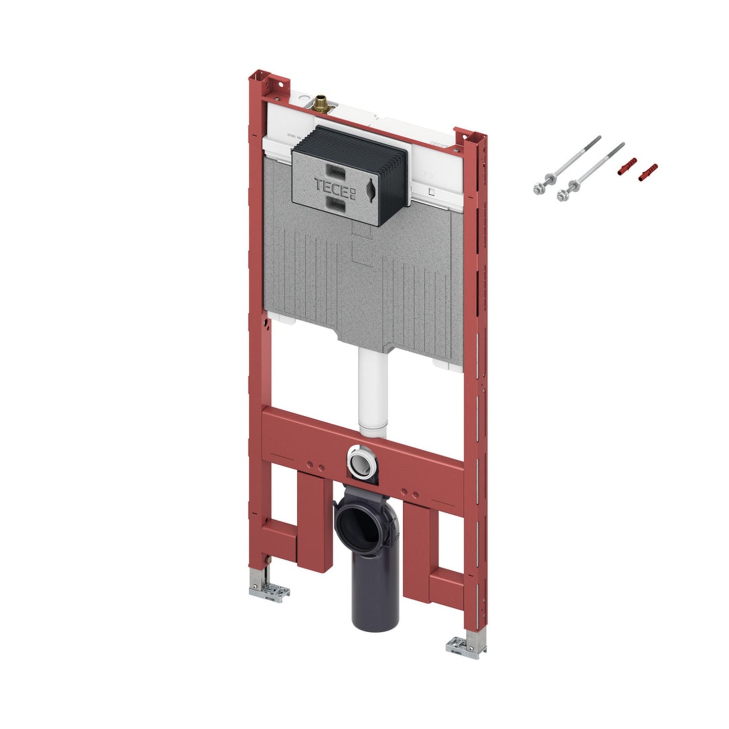 Teceprofil WC-Inbouwframe Met Octa II Spoelkast, 8cm , Bouwhoogte 1120mm - Luxurysanitair
