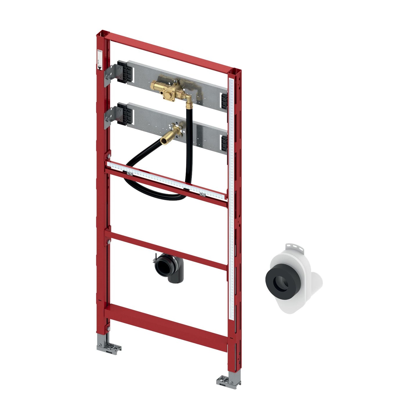 Teceproifl Urinoir Inbouwframe Met Tece Drukspoelerbehuizing U 1 - Bouwhoogte 1120mm - Luxurysanitair