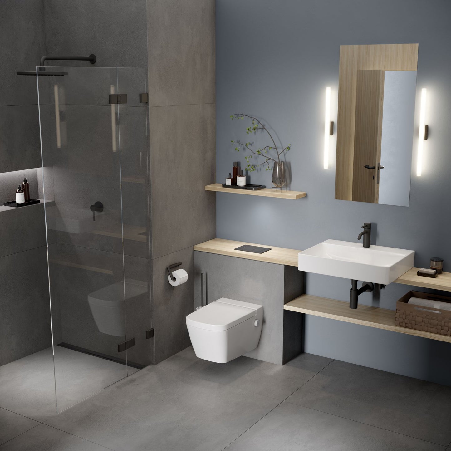 Teceone WC Met Douchefunctie Koud Water Belgaqua - Luxurysanitair
