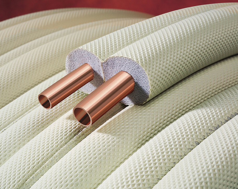 Airco Koperen Buis Dubbel Met Isolatie-Zonder Koppelingen 1/4 - 3/8 20m - Luxurysanitair