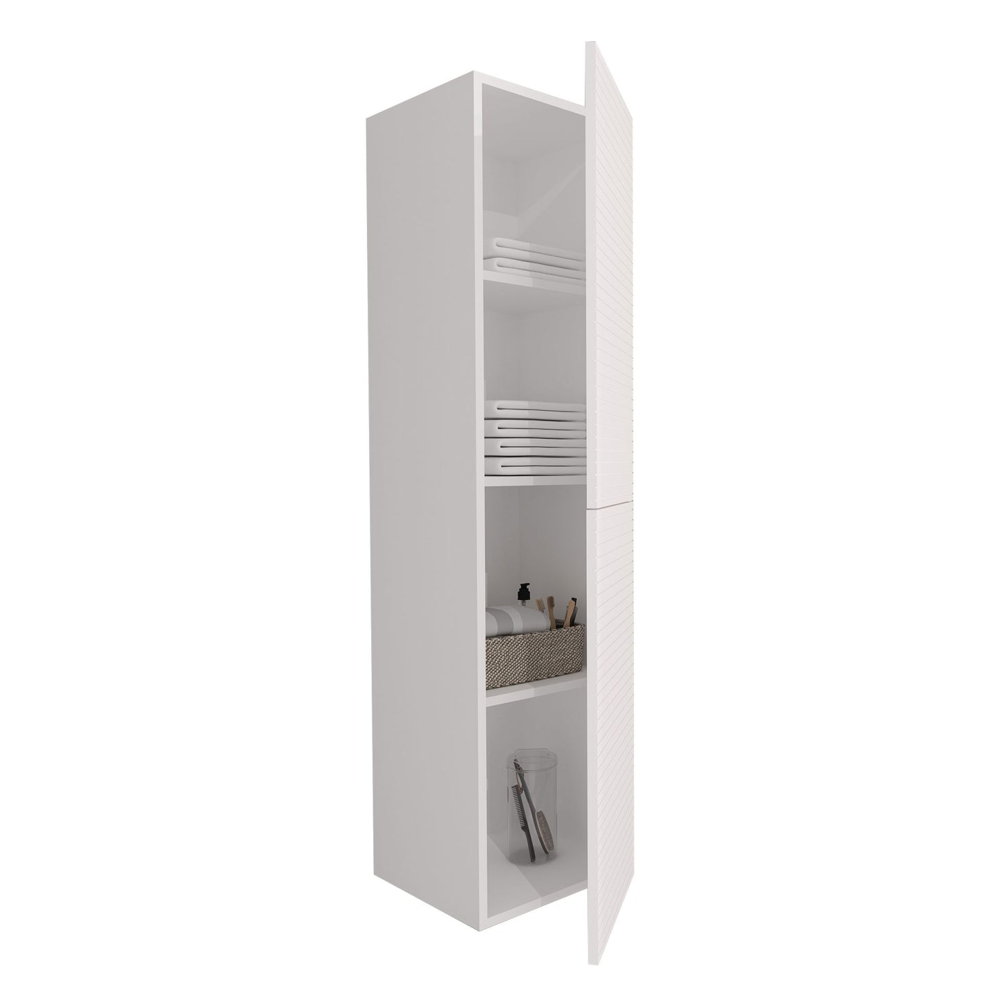 Elite Kolomkast Met Horizontaal Relief (160CM) - Luxurysanitair
