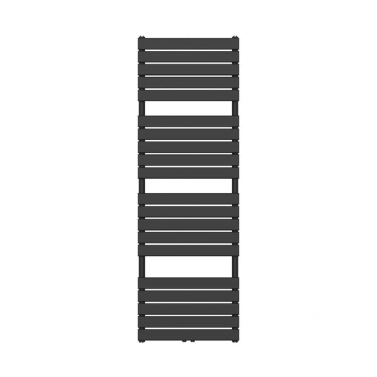 Handdoek Radiator Midden Aansluiting Zwart 1800x600 1081W - Luxurysanitair