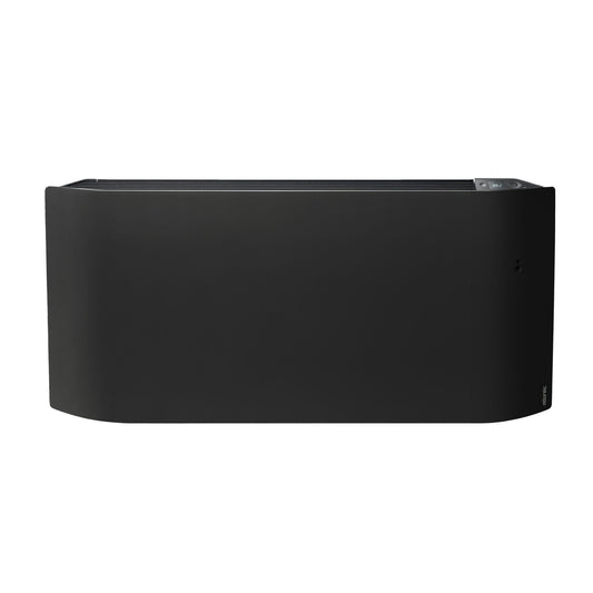Atlantic Elektrische Radiator Zwart Wandmodel Met Stekker + Program 2000W-BxH:119x56,5 - Luxurysanitair