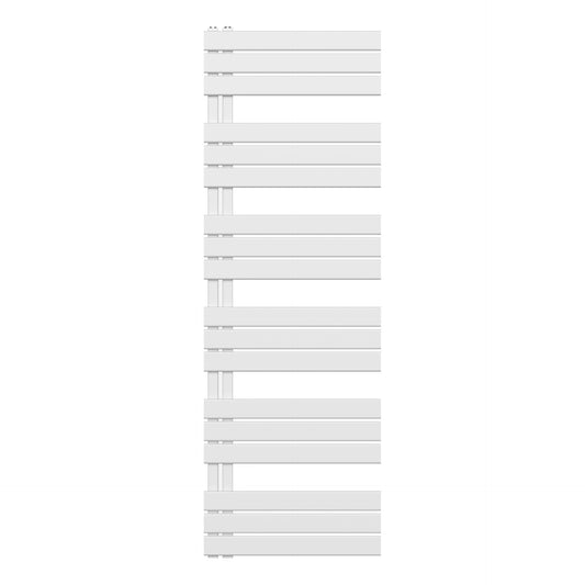 Handdoek Radiator Links Aansluiting/Comb Wit 1800x600 1021W - Luxurysanitair