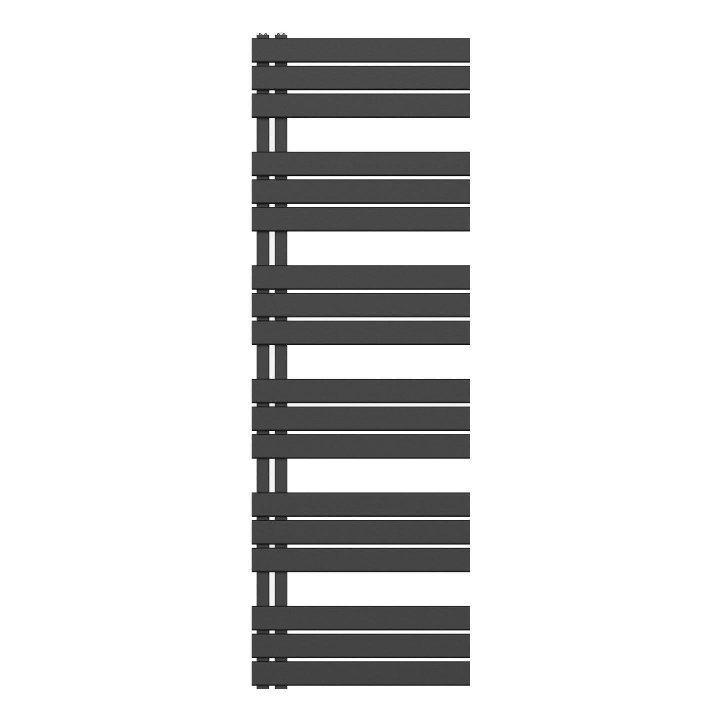 Handdoekradiator Links Aansluiting/Comb Zwart 1800x600 1021W - Luxurysanitair