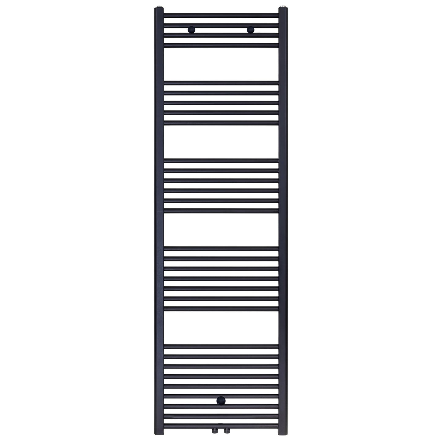 Handdoek Radiator Midden Aansluiting Mat Zwart Geborsteld 1800x600 944 Watt - Luxurysanitair