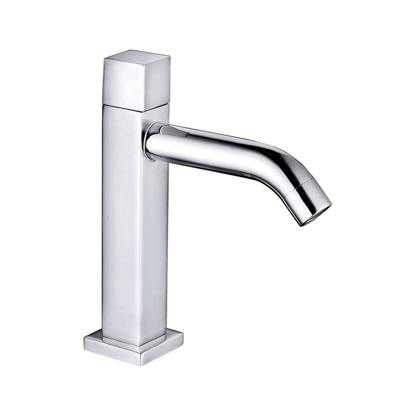 Aloni Koudwaterkraan Vierkant - Chroom - Luxurysanitair
