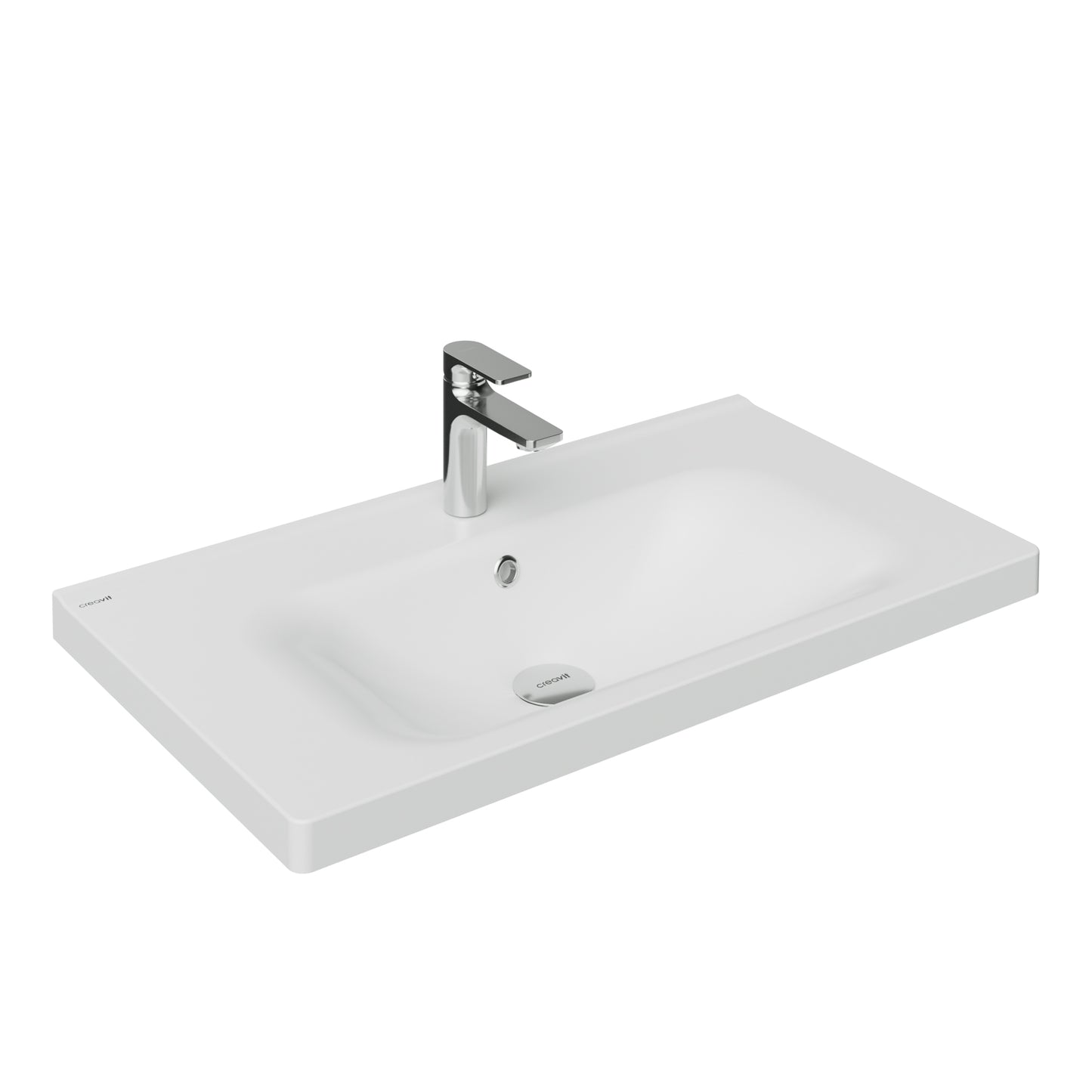 Creavit Eksen Wastafel 80cm - Luxurysanitair