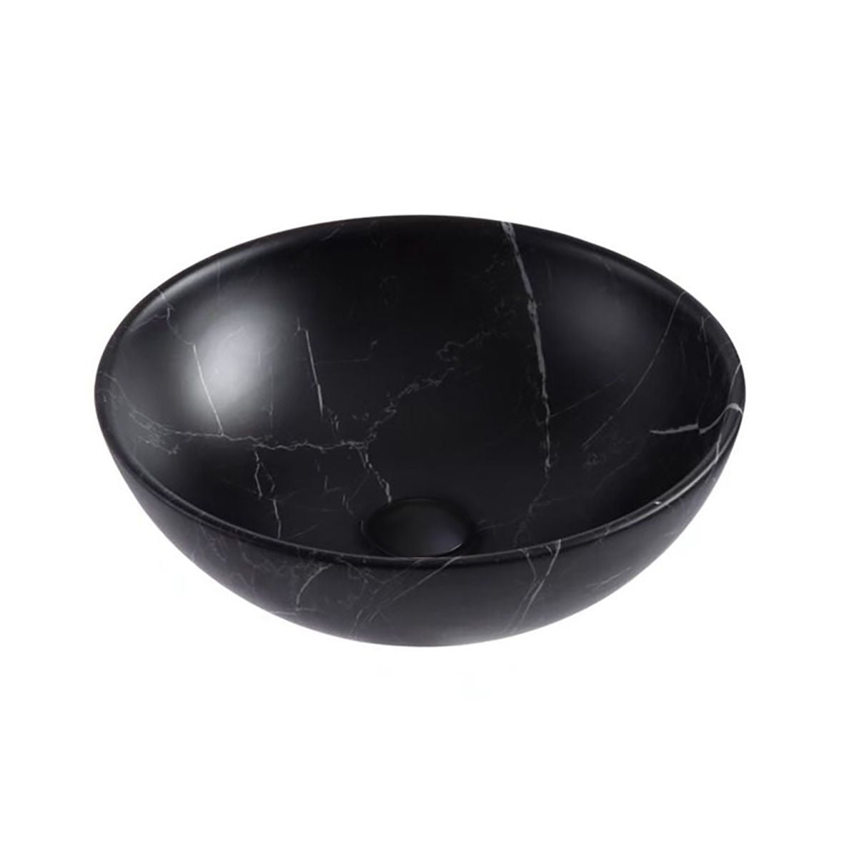 Aloni Tivra Waskom Opbouw Zonder Overloop Zonder Kraangat Met Click Waste Keramiek 38x13x38cm - Luxurysanitair