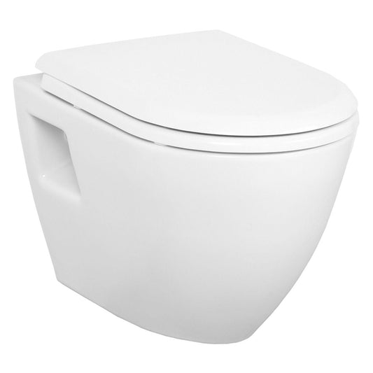 Design Ophang WC Met RVS Sproeier (Bidet) - Luxurysanitair