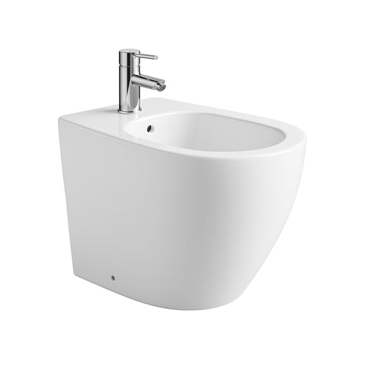 Aloni Dorna Staand Bidet Keramiek 36,5x41x56cm - Glanzend Wit - Luxurysanitair