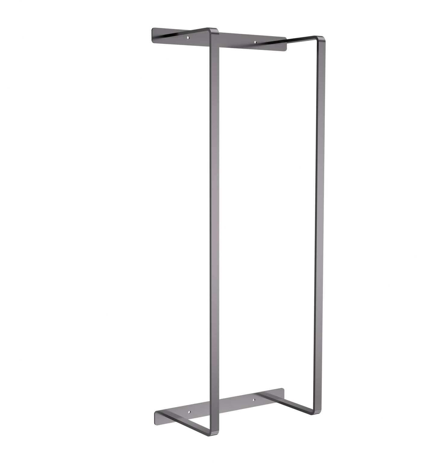 HANDDOEKREK - VERTICAAL - 67X28X14 CM - GUNMETAL