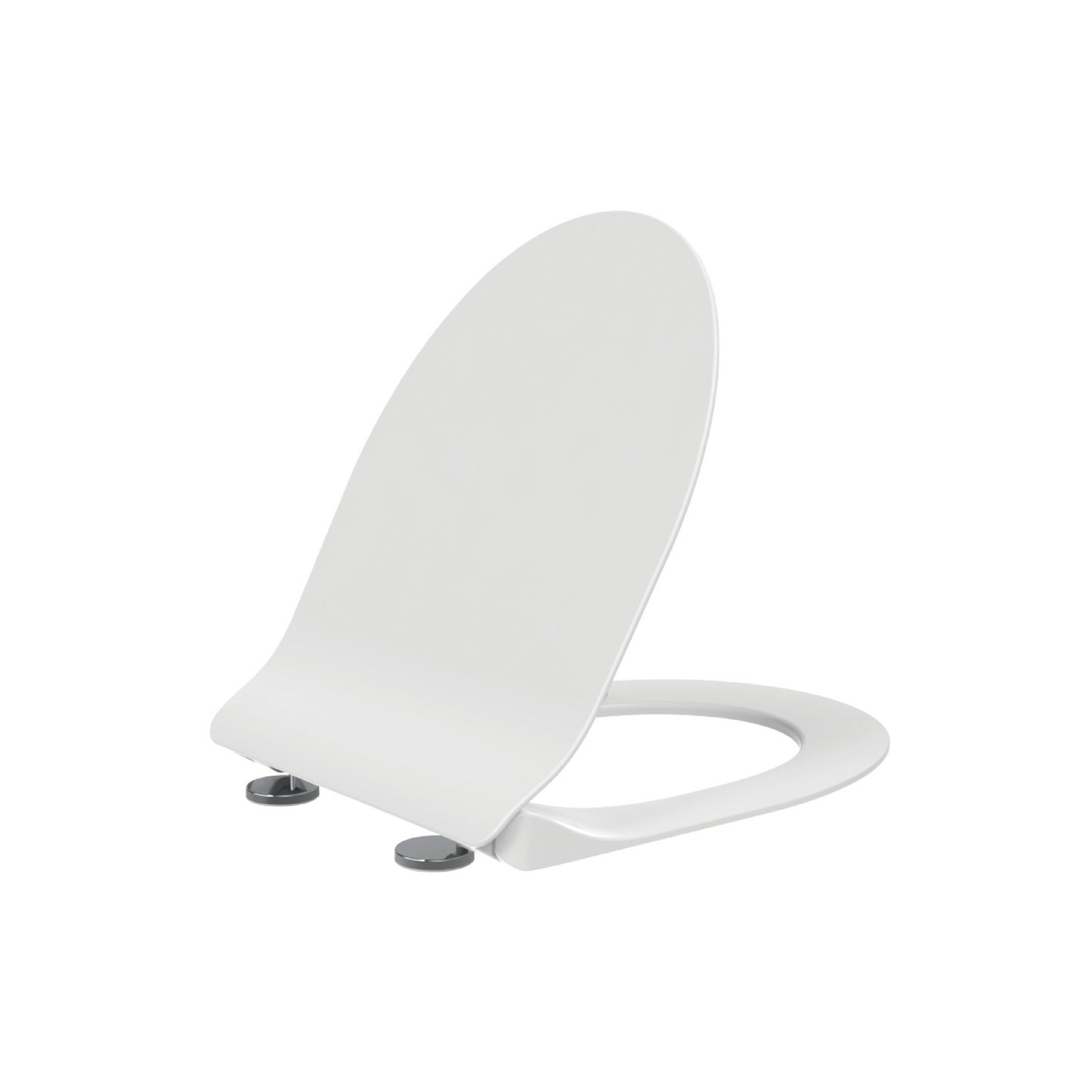 Creavit Ness WC-Zitting D-Model Slim Design Soft Close - Glanzend Wit - Luxurysanitair