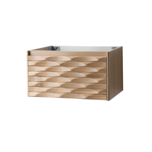 Magnolia Wastafelonderkast 1 Lade Soft Close (79x40x52cm) - Licht Eiken - Luxurysanitair