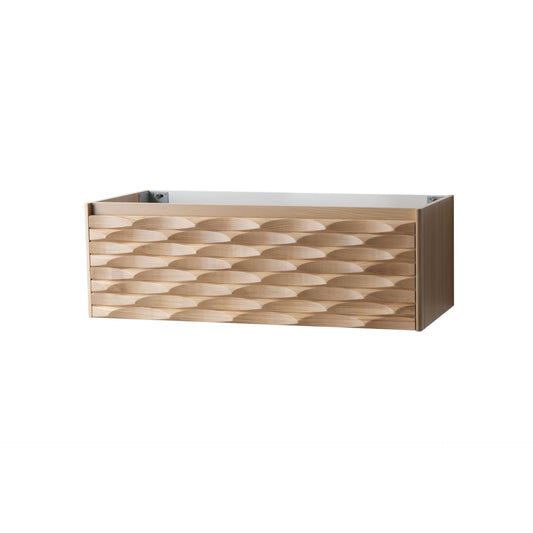 Magnolia Wastafelonderkast 1 Lade Soft Close (119x40x52cm) - Licht Eiken - Luxurysanitair