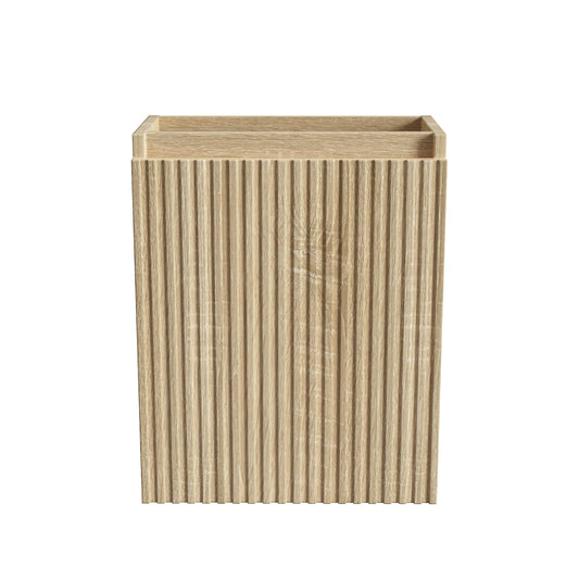 ALONI MIKARO TOILETMEUBELONDERKAST - 1 DEUR - OMKEERBAAR - GREEPLOOS - SOFT CLOSE - 40X50X22,3 CM - LICHT EIKEN