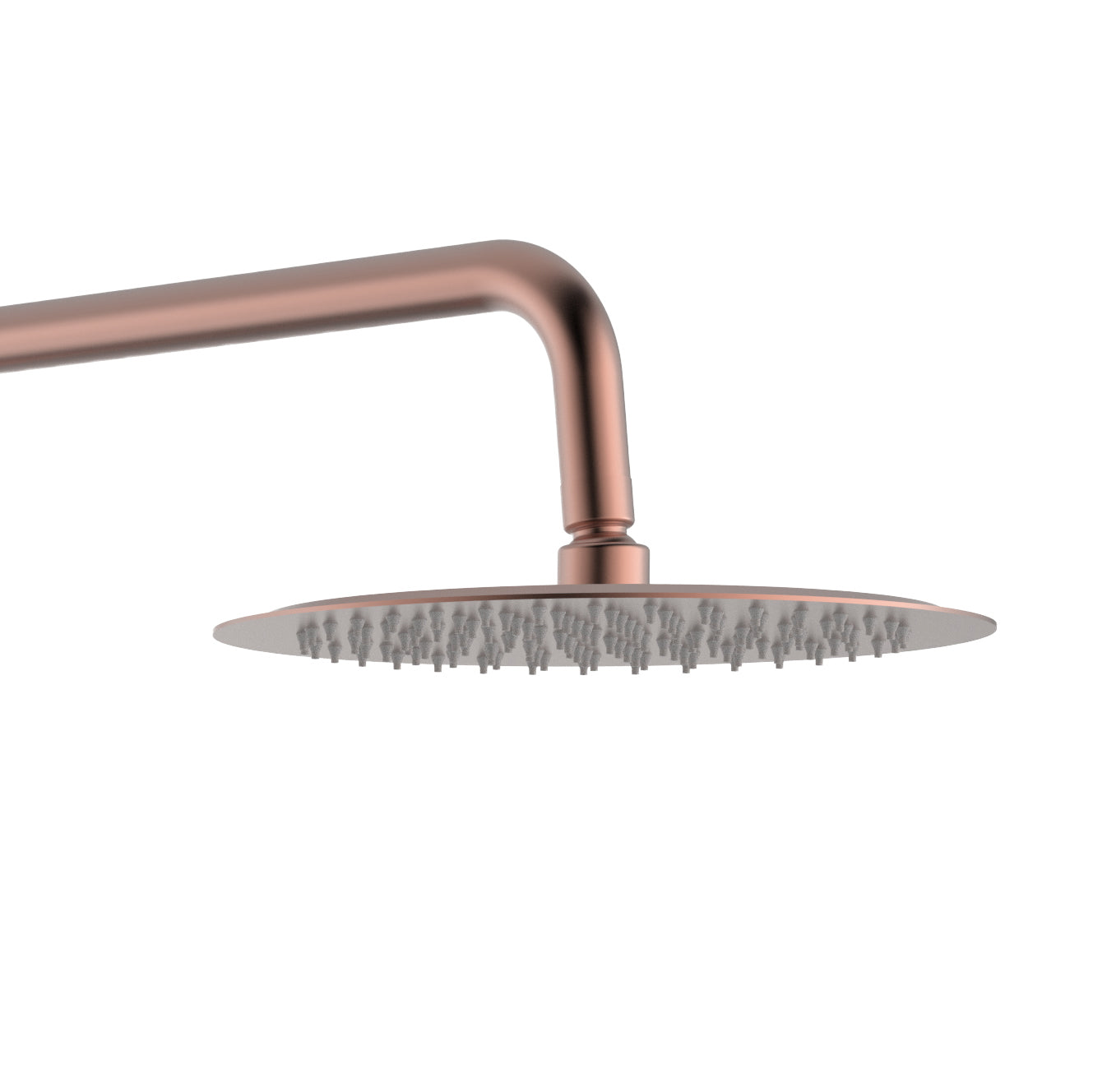 ALONI OPTIMA RONDO REGENDOUCHESET - THERMOSTATISCH - OPBOUW - COOL TOUCH - BELGAQUA - GEBORSTELD KOPER (PVD)