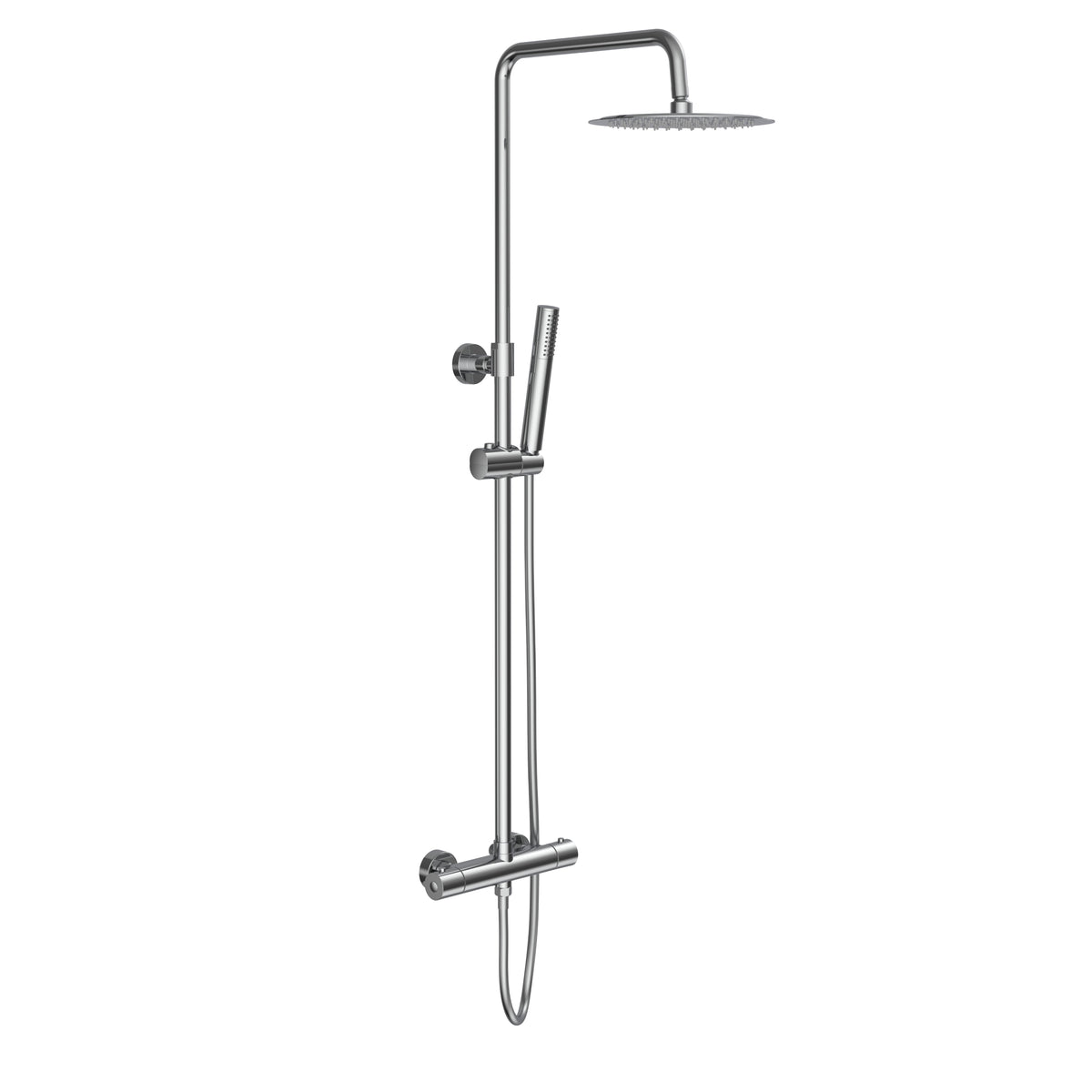 Regendoucheset Rond Ø25cm Chrome