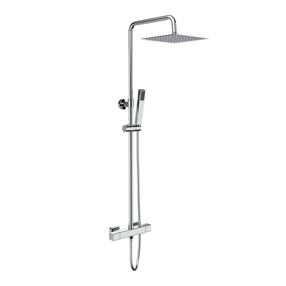Regendoucheset Vierkant Chrome
