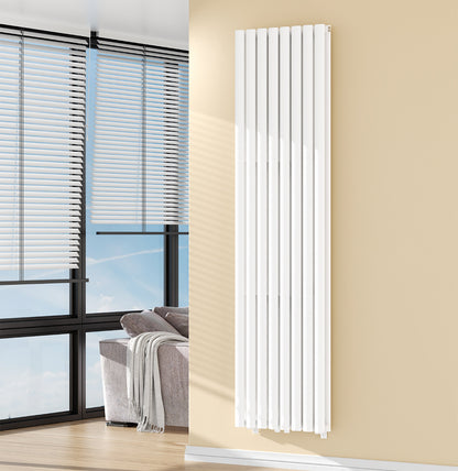 Handdoekradiator met middenaansluiting