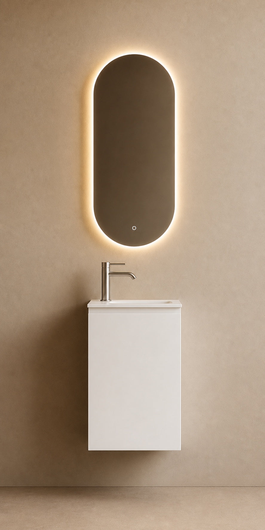 Toilet Meubelset 39 x 25,5 x 60 incl. lavabo 40 x 25,5 ( FINESSE II)