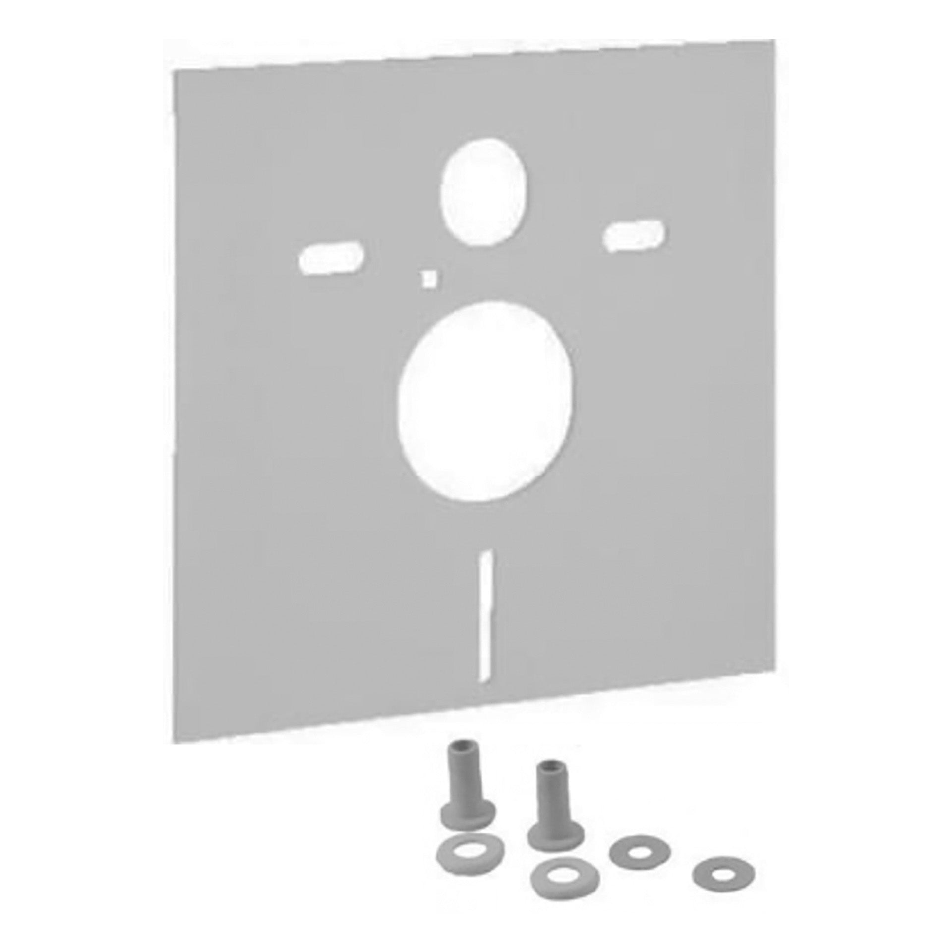 Aloni Geluidsisolatieset Hangtoilet en Bidet Universeel 390x426x4mm - Wit - Luxurysanitair
