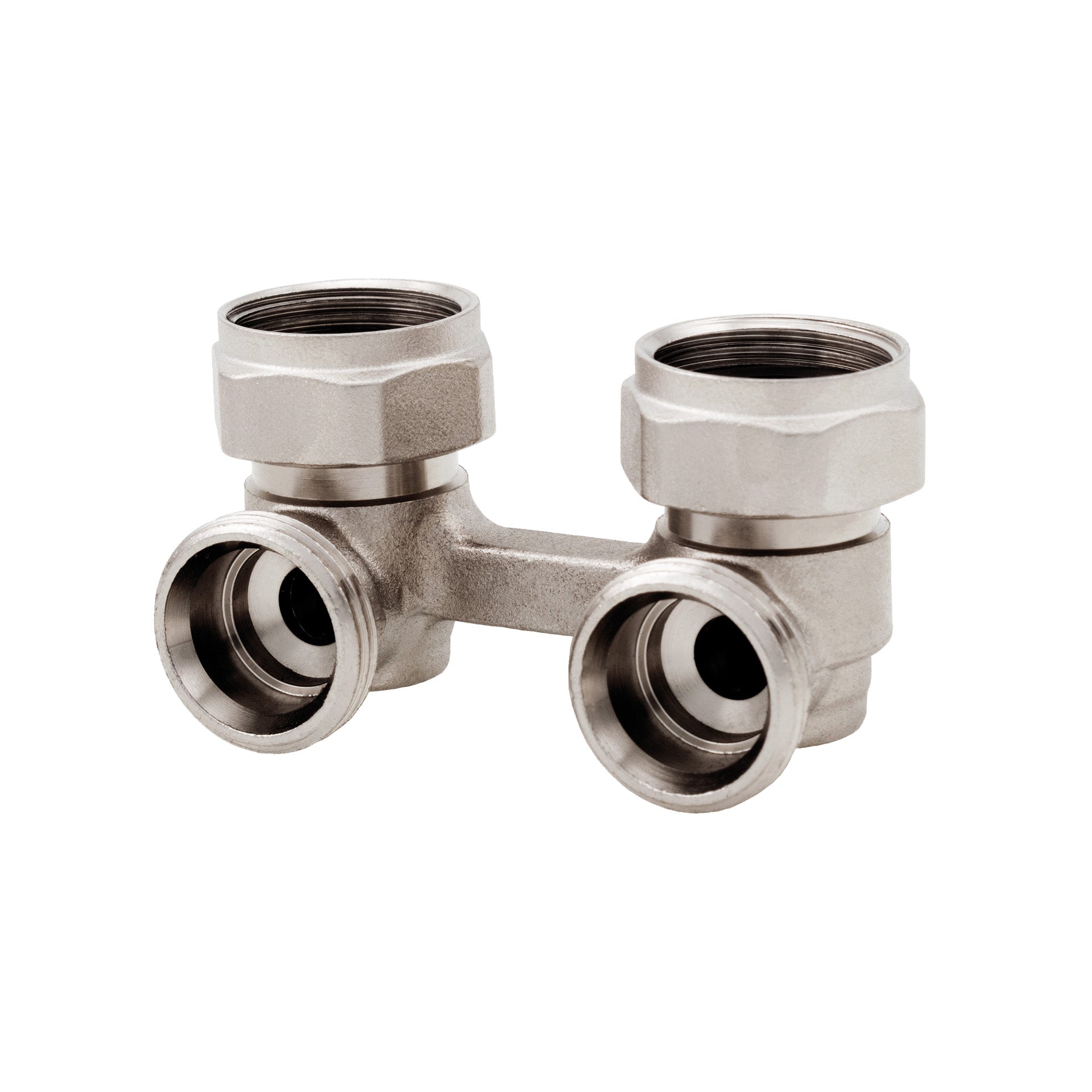 H Blok Muuraansluiting 315/Tweeloops Voor Radiator 3/4 Eurokonus - Luxurysanitair