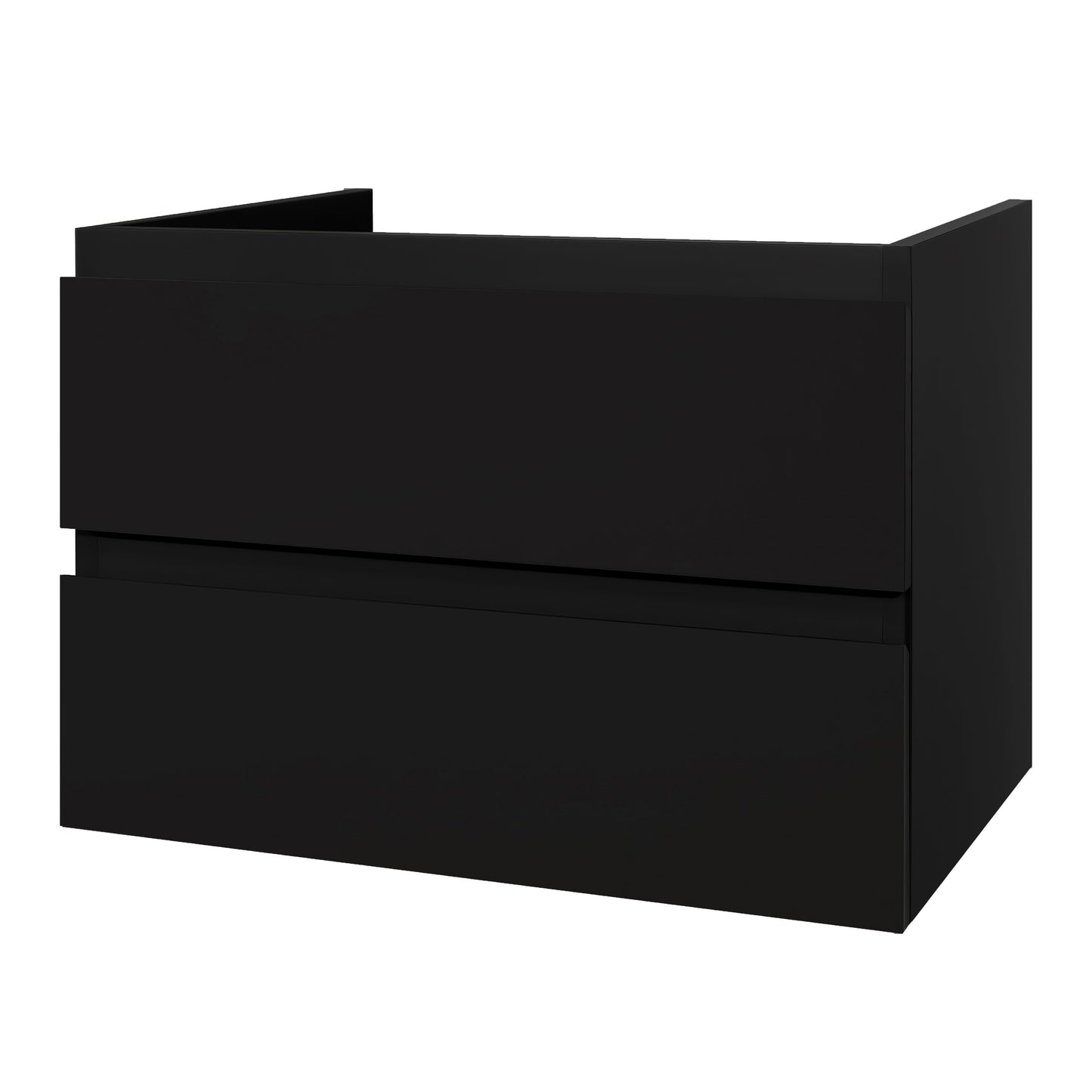 Mat zwart / 80CM