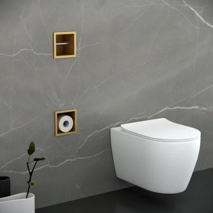 Inbouw Reserve- en Toiletrolhouder - Luxurysanitair