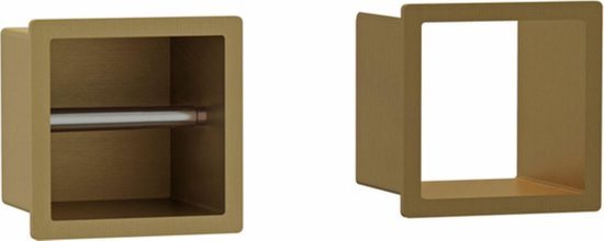 Inbouw Reserve- en Toiletrolhouder - Luxurysanitair