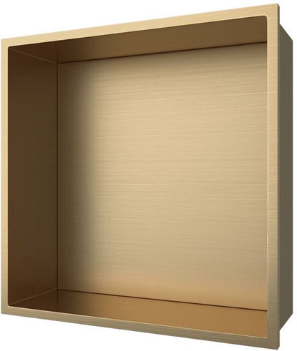 Badkamer Nishoek Roestvrij Staal 30x30x7 cm - Luxurysanitair