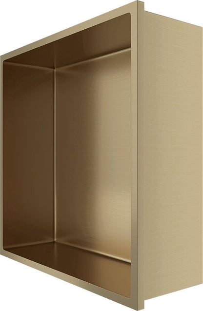 Badkamer Nishoek Roestvrij Staal 30x30x7 cm - Luxurysanitair