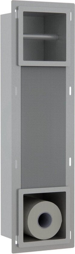 Inbouw Reserve- en Toiletrolhouder - Luxurysanitair