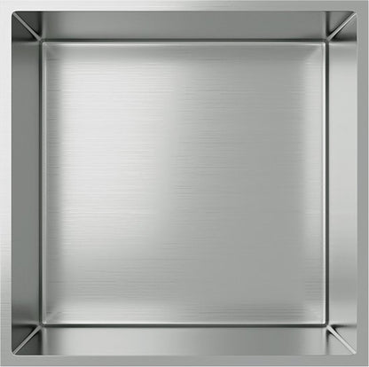 Badkamer Nishoek Roestvrij Staal 30x30x7 cm - Luxurysanitair