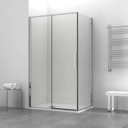 Douchecabine Chroom 140x90 cm - Luxurysanitair