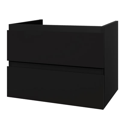 Mat zwart / 60CM