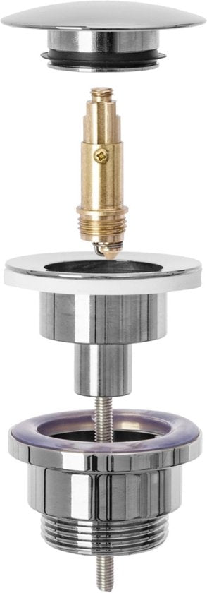 REA Wastafelsifon met Afvoerplug - Luxurysanitair