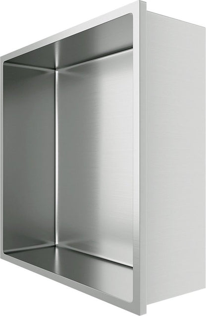 Badkamer Nishoek Roestvrij Staal 30x30x7 cm - Luxurysanitair