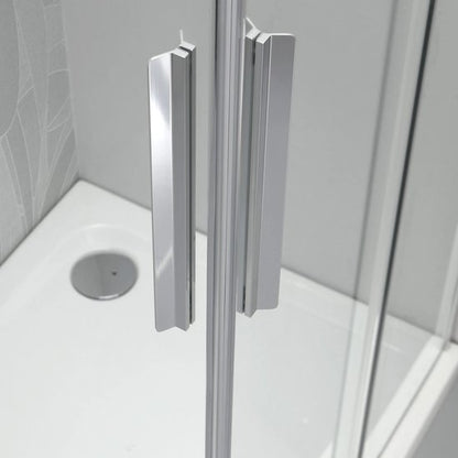 Douchecabine Chroom 140x90 cm - Luxurysanitair