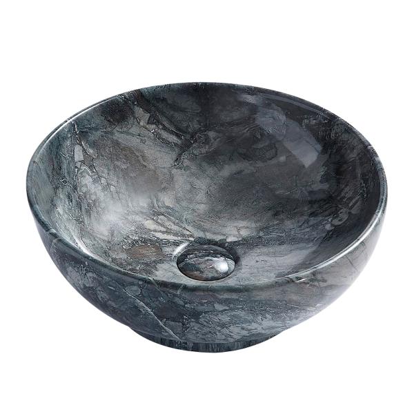 Aloni Waskom Opbouw Zonder Overloop Zonder Kraangat Met Click Waste Keramiek 41x18x41cm - Luxurysanitair