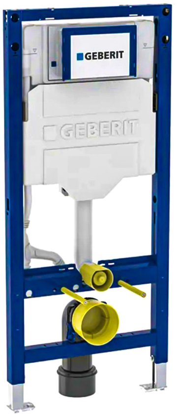 Geberit UP320 Toiletset – Inbouwreservoir + Rimless Hangtoilet – Softclose Zitting – Wit – Compleet - Luxurysanitair
