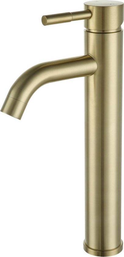 Wastafelkraan Rocco Opbouw Hoog Rond - Luxurysanitair