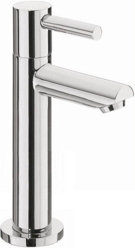 Diamond Line S.S. Fonteinset Rechts met Handdoekhouder Mat Zwart Solid Surface Rechthoek 35.6x20.3x15.9cm Incl. Toiletkraan Hendel Clickwaste Sifon Chroom - Luxurysanitair