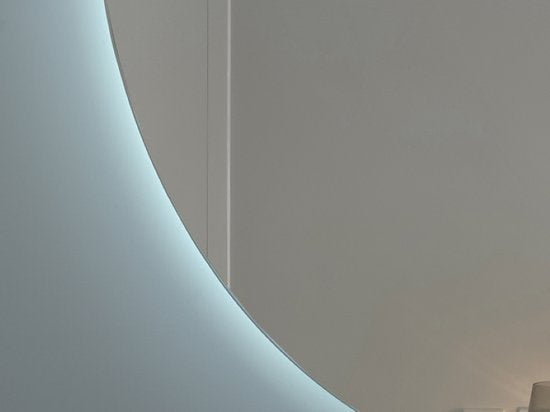 LED Badkamerspiegel Halfrond Rechts 50x100 cm