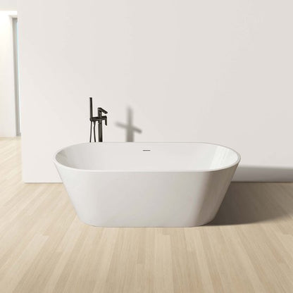 Rondo Vrijstaand Bad, Acryl, 180x80x58 cm - Luxurysanitair