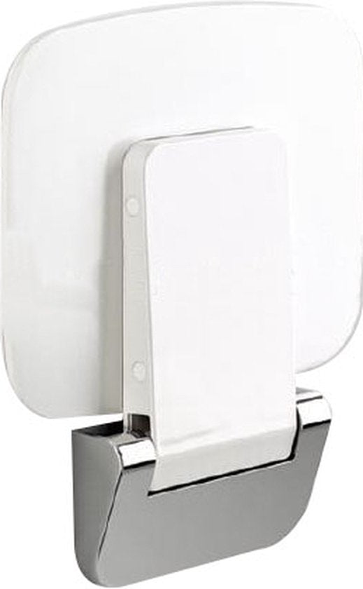 Klea Douche-Stoel Wandmontage Opklapbaar Wit - Luxurysanitair