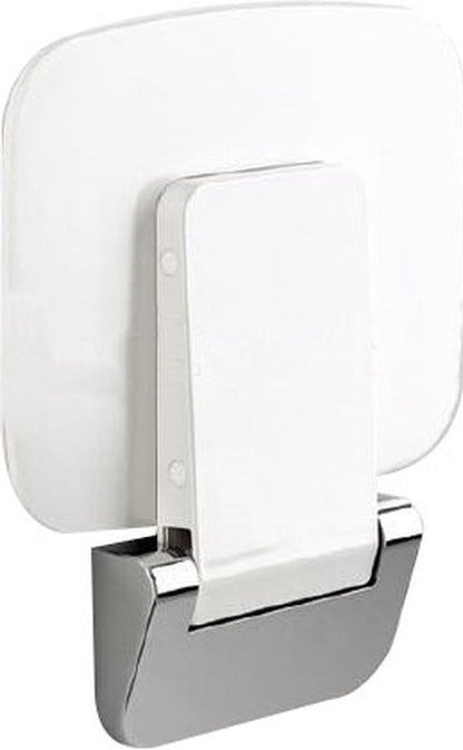 Klea Douche-Stoel Wandmontage Opklapbaar Wit - Luxurysanitair